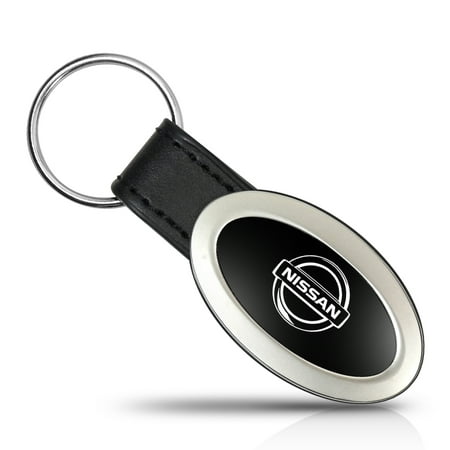 Nissan Oval Style Metal Key Chain Key Fob