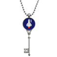 thumbnail image 1 of Pendentif Pixel Univers Fusée Enlevable Collier Vintage Clé en Argent Bijou, 1 of 3