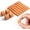 Red-150, variant on 150 count Mini roof Tiles Miniature Dollhouse Shingles potter's Clay Landscaping roof Shingles for Crafts Project Shed DIY Kitchen Garden Diorama Roofing Building Model Sets (Red)