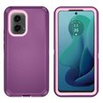thumbnail image 2 of Asuwish Compatible with Motorola Moto G 5G 2024 Phone Case Hybrid Rugged Shockproof Hard Protective Drop Proof Full Body Heavy Duty Mobile Cell Cover for G5G 5 G G5 Women Men Purple, 2 of 7