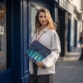 thumbnail image 6 of FORMRS 15-15.6 inch Laptop Sleeve Case Soft Carrying Quilted Computer Bag Cover, Purple Moonlight Forest, 6 of 7