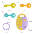 thumbnail image 5 of Baby Musical Smart Car Remote Key With Light And Sound Early Educational Learning Teething Play Toys For Kids 12 Months And Up, 5 of 5
