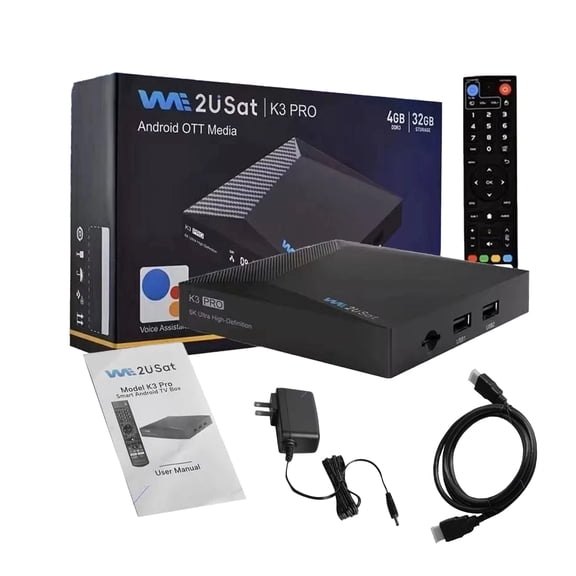 K3 Pro Box New Box We2usat K3 TV Box Voice Control