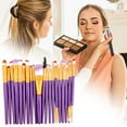 thumbnail image 4 of Makeup Brush Set, Synthetic Hair Brushes, 20 Pieces Professional Cosmetic Brush Kit for Face Eyes Lips, Wooden Handle Durable Design, Easy Powder Application, Home Use, 4 of 4