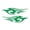Green, variant on Tribal Flames Athena Design Magnet