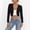 Black, variant on Women's Bolero Shrug Long Sleeve Lightweight Cropped Cardigan Open Front Sweater Sun Protection Shawl Top for Dresses