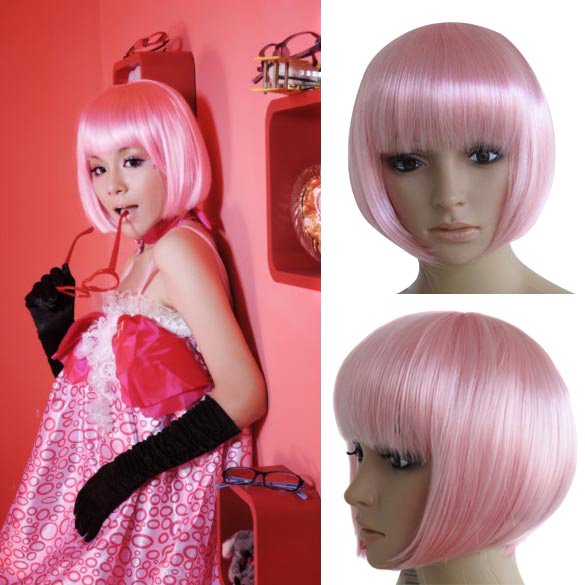 Jbhelth Fashion Women Bobo Short Straight Pink Party Dress Hair Wig Cosplay Hair Accessories Walmart Com Jbhelth Fashion Women Bobo Short Straight Pink Party Dress Hair Wig Cosplay Hair Accessories Walmart Com