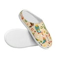 thumbnail image 3 of Goofa Groovy American Western Footwear Print Womens Mens Cotton Lightweight House Slippers , Washable Home Slippers,Indoor Comfy Bedroom Cozy Slippers-37/38, 3 of 7
