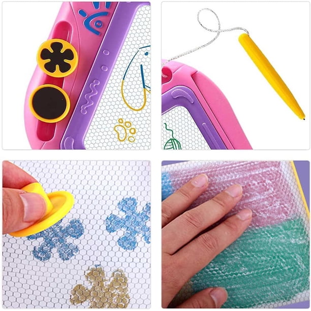 Mini Pizarras Magnéticas Borrables 6 Piezas – Tamaño De Viaje Con Bolígrafo, Regalos Para Niños +3 Años
