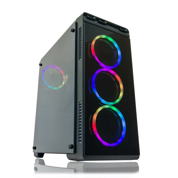 Alarco Gaming PC Black Desktop Computer Intel i5 3.10GHz,8GB Ram,1TB