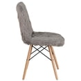 thumbnail image 3 of Shaggy Dog Hot Pink Accent Chair, 3 of 9