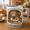 Black, variant on French Bulldog Coffee Cup, Frenchie Lover Mug with Cute Paris Puppy Design