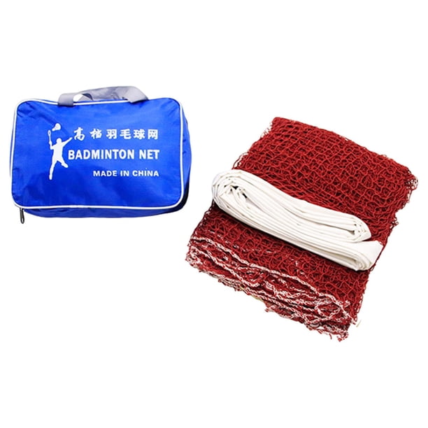 Red de bádminton portátil, fácil de usar, red de bádminton de alto rendimiento para canchas de bádminton Borde de un solo lado