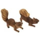thumbnail image 3 of 2 piezas de simulación de ardilla decorativa para árbol colgante, estatua de ardilla de jardín, 3 of 7