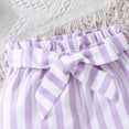 thumbnail image 7 of Baby Girl Clothes 2 Piece Outfits Tie Knot Tank Top and Paperbag Waist Pocketed Summer Short Sets Toddler Girls Cotton Clothing Sets 7Y, 7 of 7
