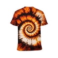 thumbnail image 2 of LAOLIUSN Men’s Tie Dye Shirts for Men, Short Sleeve Mens Tie Dye Shirt, Rainbow Tie Dye T-Shirts Tee S-4XL, 2 of 7