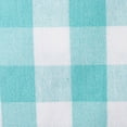 thumbnail image 5 of DII Aqua/White Checkers Tablecloth, 52"x52", 100% Cotton, 5 of 5