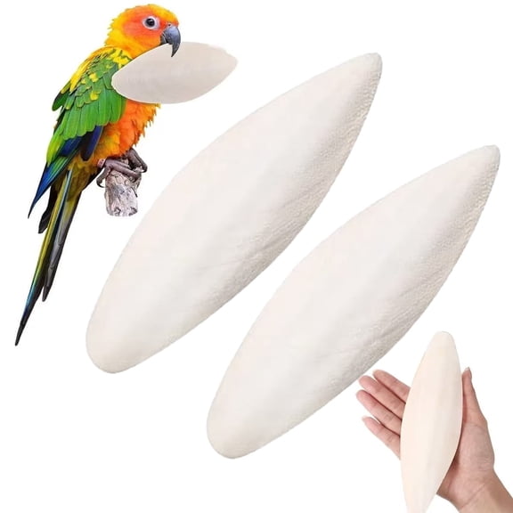 Tutuviw Bird Calcium Stone, 2 Pcs 4.7'' Bird Cuttlebone Natural Cuttlefish Bones,Chewing Toy, Natural Cuddlefish BonesBird Calcium Stone for Snails Cockatiels Tortoise Parakeet