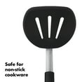 thumbnail image 3 of OXO Softworks Silicone Flexible Kitchen Spatula Pancake Turner, Black, 3 of 7