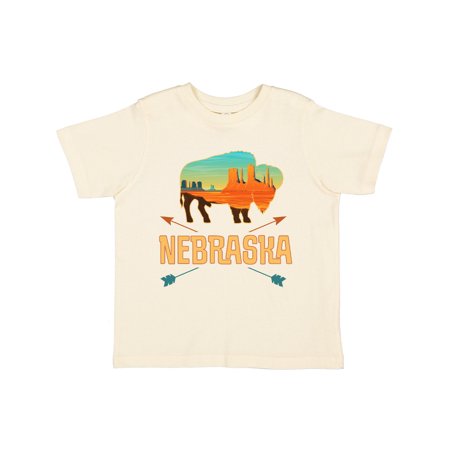 

Inktastic Nebraska Vacation Buffalo Gift Toddler Boy or Toddler Girl T-Shirt