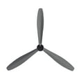 thumbnail image 6 of DecMode Indoor Black Metal Industrial Airplane Propeller Wall Decor, 6 of 7