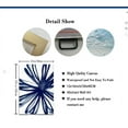 thumbnail image 5 of Flower Wall Art Navy Blue Wall Art Blue and White Floral Painting Print Botanical Picture Print Abstract Nature Plant Artwork Watercolor Floral Picture Print for Home Decor 12x16inchx3pcs, 5 of 7