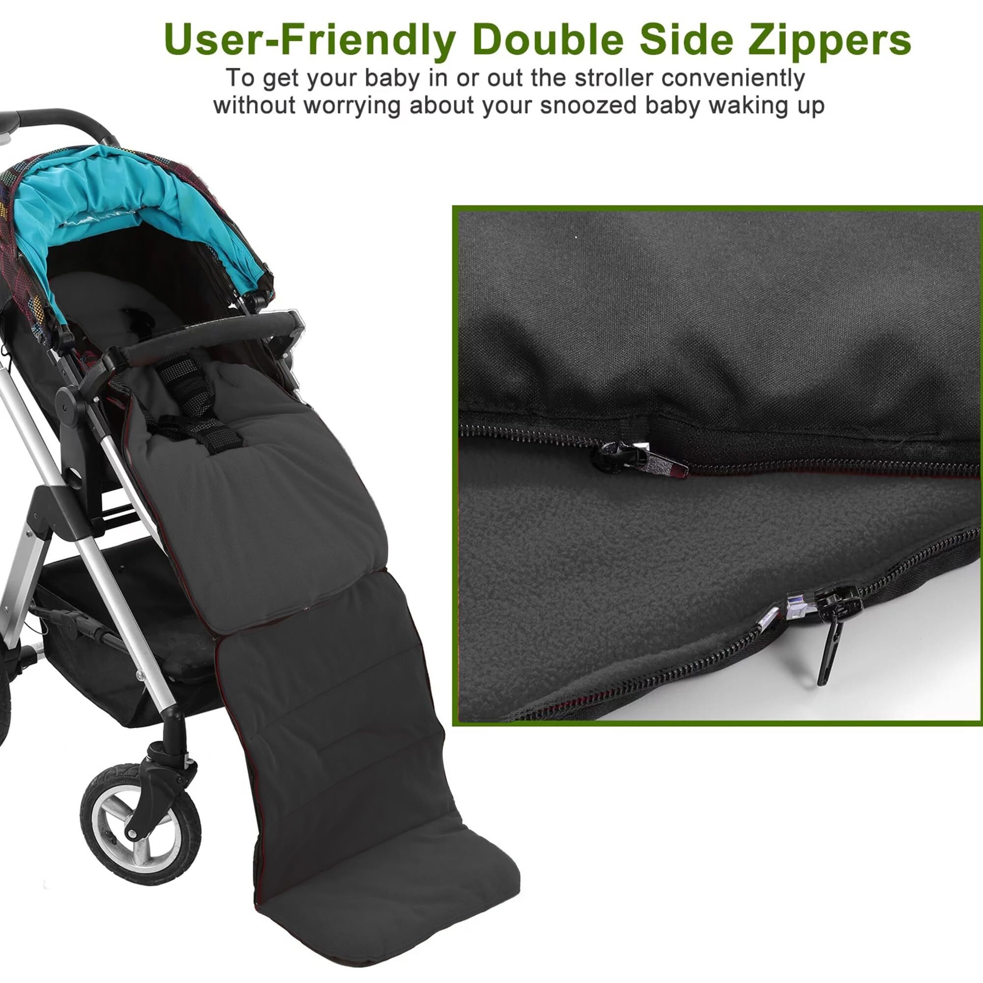 Bunting Bags, Stroller Sleeping Bag for Baby, Stay Warm and Cozy with Our Bunting Bags, Stroller Accessories (B)