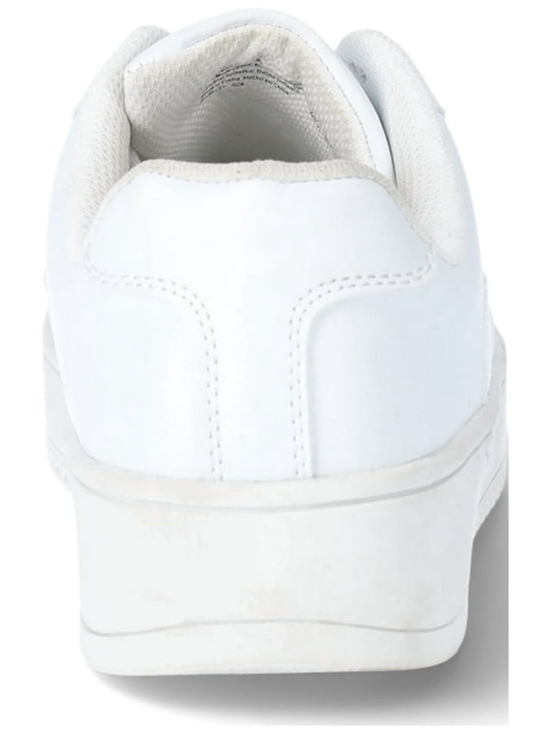 No Boundaries Women's Platform Casual Lace Up Sneakers, Wide Width