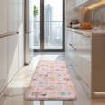 thumbnail image 4 of Pink Cow Dairy Pattern Kitchen Rug Mat,Kitchen Runner Rugs Non Skid Washable,Decorative Kitchen Floor Mats for Kitchen,Sink,Laundry,17"x47.2", 4 of 7
