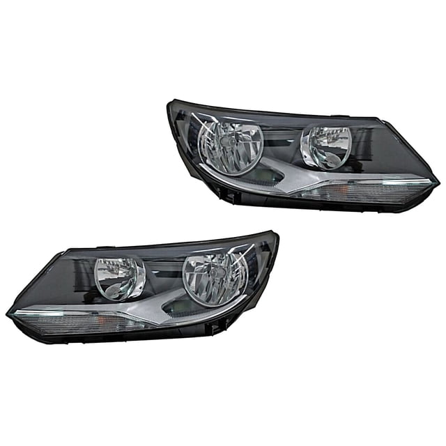 Par de Faros Tiguan 2012 A 2016 Volkswagen TYC .