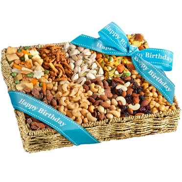 Golden State Fruit Happy Birthday Best Savory Snacks Gift Basket, 1 Count