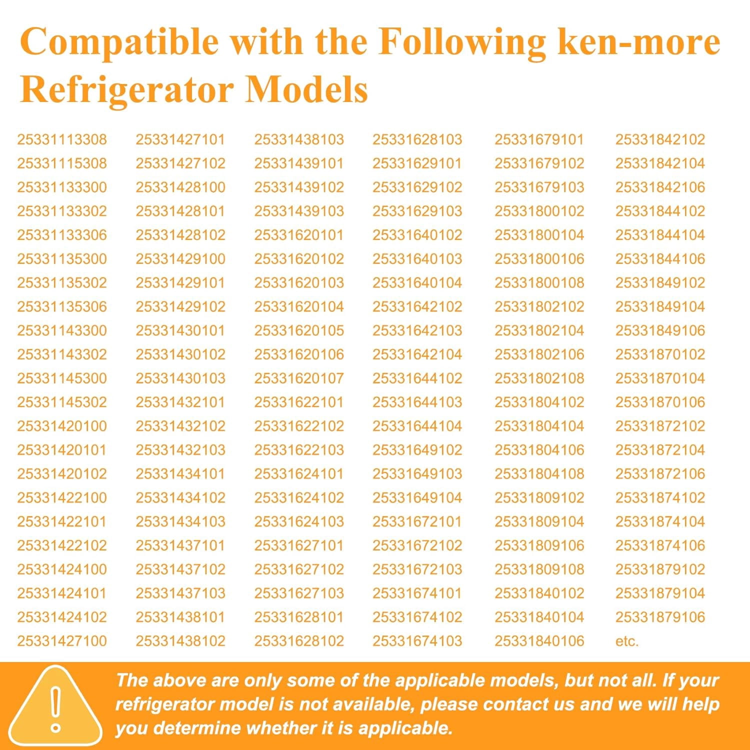 5303918774 Condenser Fan Motor Compatible with Ken-More frigi-daire Crosley Refrigerator FRS6KR5JSB0, FRT17G5CSBC, FRT18IL6DWP, etc. Part Number: 240334001, 240397101, 240525401, 241681101
