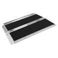thumbnail image 1 of Non Skid Wheelchair Ramp, Aluminum Portable Skidproof PVC Carpeted Folding Wheelchair Ramp, Utility Mobility Access Threshold Ramp For Home, Steps, Stairs, Doorways, 1 of 8