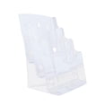 thumbnail image 3 of Miulika Acrylic Brochure Holder Brochure Display Stand Gifts Document Paper Literature Holder s Holder for Pamphlets Reception A6 3 Tier, 3 of 9
