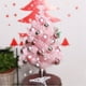 thumbnail image 5 of Árbol de Navidad rosa Wmkox8yii 60cm Paquete de bolas de Navidad Mini decoración de escritorio gf11212, 5 of 9