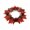 A, variant on Thanksgiving Candle Ring Artificial Beige Leaf Red Berry Bright Orange Pumpkin for Home Tabletop Decoration 10.24in