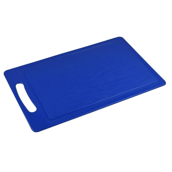 YBM Home Plastic Cutting Board 16x10 inch, Kitchen Chopping Mat with Juice Grooves and, Non-Porous