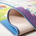 thumbnail image 6 of SAFAVIEH Kids Playhouse Alphabet Numbers Shapes Machine Washable Area Rug, Beige/Blue, 6'7" x 9', 6 of 9