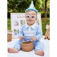 thumbnail image 6 of BemeyourBBs Toddler Baby Boy Mama's Boy Outfit Cute Infant Baby Boys Spring Falll Winter Clothes Clollar Button Long Sleeve Daddy's Buddy Letter Embroidery Sweatshirt Top Pocket Jogger  Pants Set, 6 of 8