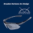 thumbnail image 4 of Polarized Sports Sunglasses Cycling Glasses for Men Women with 5 Interchangeable Lenses for Cycling Running Hiking UV400, 4 of 8