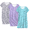 Purple Star/Grey Coffe/Blue Butterfly, variant on Ekouaer Cotton Nightgowns for Women 3 Pack Sleepshirts Short Sleeve Night Shirt Tshirt Night Gown Soft Sleepwear Print Sleep Dress