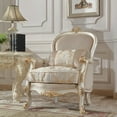 thumbnail image 4 of Homey Design 3 Piece Traditional Fabric Living Room Set Plantation Cove White, 4 of 4