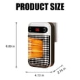 thumbnail image 2 of HIBIBUD 2026 New Portable Heaters,Cordless Battery Powered Heater,500W Space Heater Indoor Electric Heaters,Wall Space Heater,Space Heater with Led Display,Fast Safety Room Heater for Office Dorm, 2 of 7