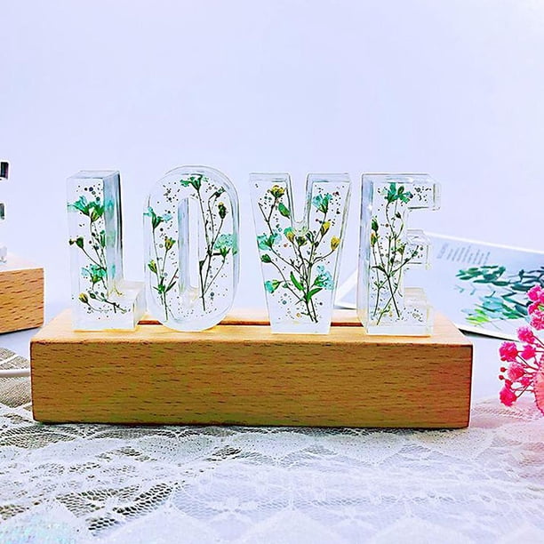 Lámpara de auténticas conservadas flores eternas románticas led lámpara para boda, Valentín, - Colco Luz de noche de amor