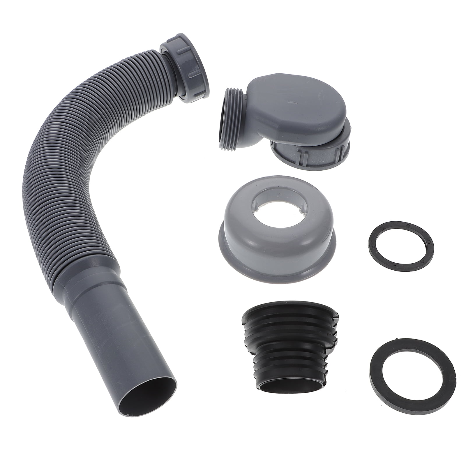 Pipe Drain Sink Flexible Bathroom Extension Expandable Expansion Hose