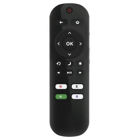 Vinabty Replacement Remote Control fit for Hisense Roku TV 50R6090G5 40H4030F1 65R8F 58R6E3 43H4F 43H4030F1 65R6090G5 43R6090G5 55R6070E3 55H8F 50H8F H6570G 50R6E3 32H4030F1
