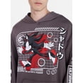 thumbnail image 4 of Sonic the Hedgehog Shadow Front and Back Puff Graphic Hoodie Sweatshirt, Men's Sizes XS-5XL, 4 of 5