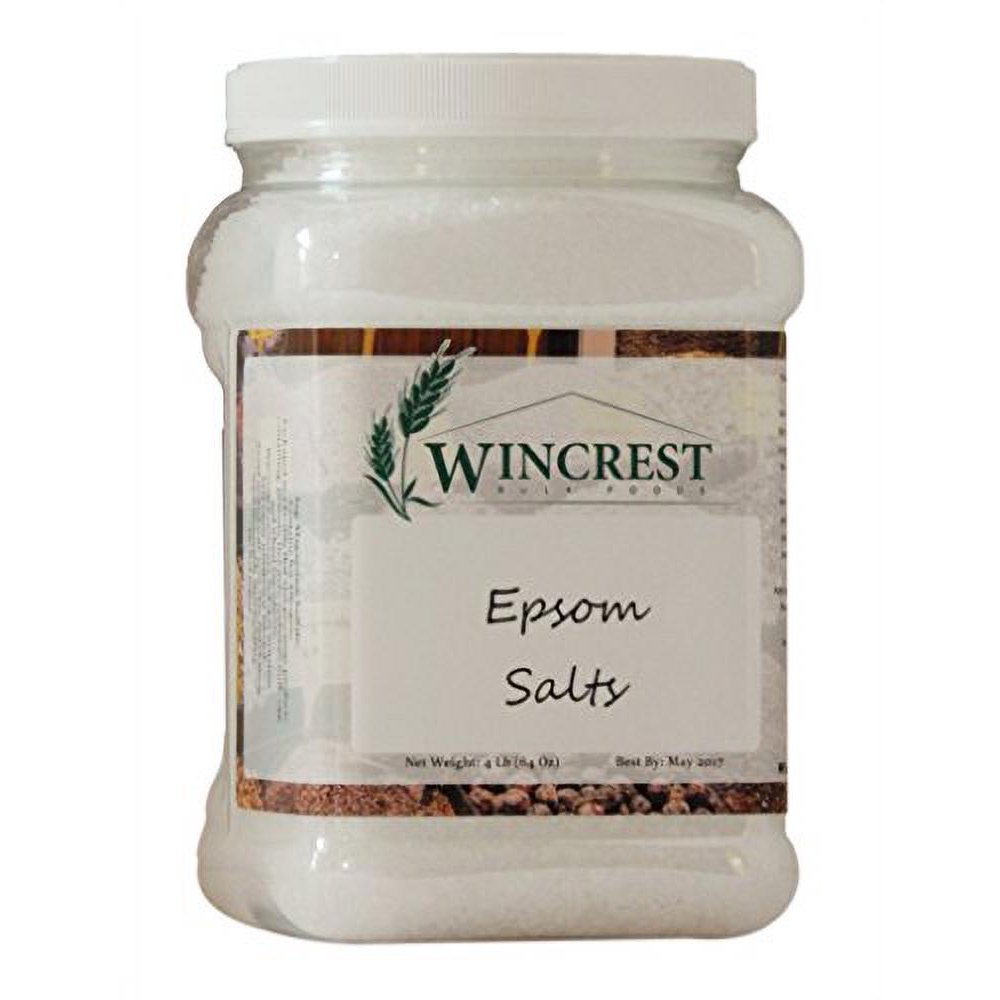Epsom Salts (Food Grade) 4 Lb Tub