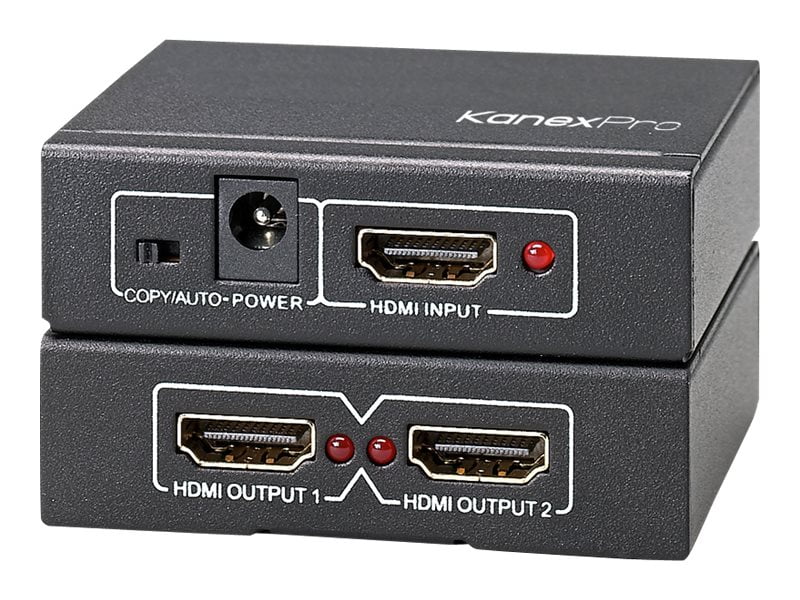Riverpark Connexx 3-D Ready Powered 1 x 2 HDMI Video Splitter With Cable 
