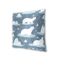 thumbnail image 3 of Cartoon Polar Bear and Glacier Patterns Throw Pillow Covers 18x18 Inch 2 Packs Decorative Square for Living Room Couch Bed Sofa, 3 of 6